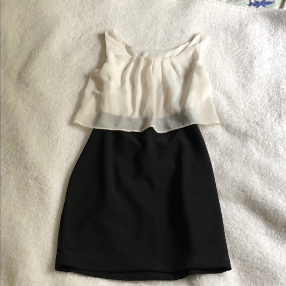 Black and white dress!